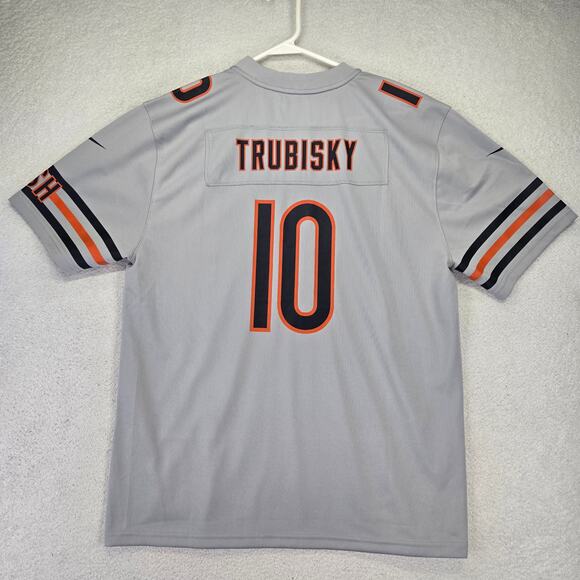 Nike On Field Chicago Bears Mitchell Trubisky Jersey Youth XL (18/20) - Picture 5 of 10